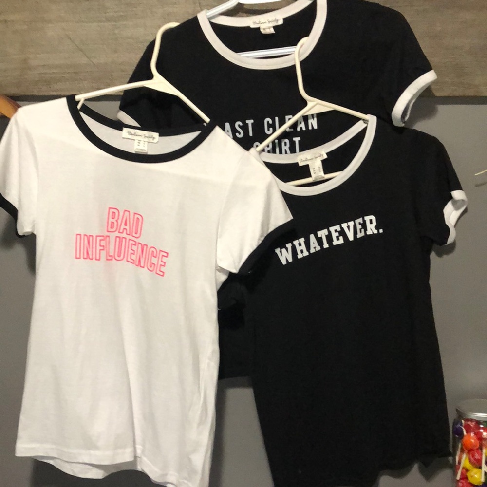 NWOT Urban Outfitters ringer 4 tee shirt lot